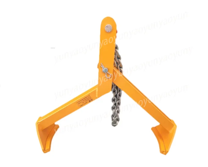 

Multifunctional oil drum lifter, forklift oil drum clamp hook, hoisting tool