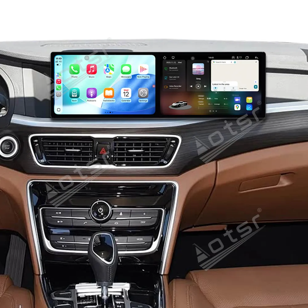 

Двойной 10,1-дюймовый автокарплей Android 15,0 для Geely Borui 2017-2018 Автомобильный радиоприемник Мультимедийный плеер GPS navi Стерео WIFI Головное устройство