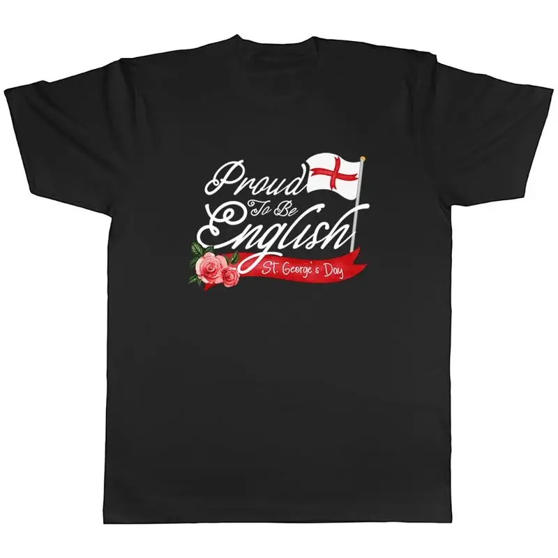تي شيرت رجالي للجنسين من Proud To Be English St George's Day هدية