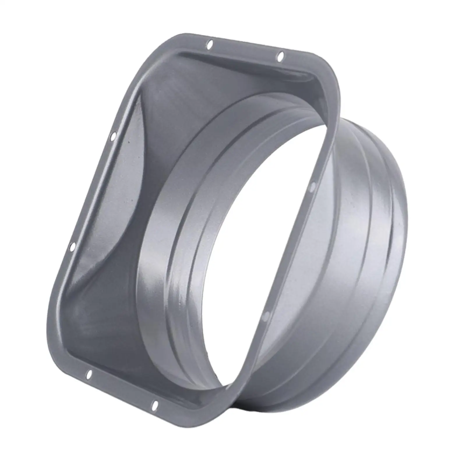 Vent Duct Connection Flange, Metal Straight Vent Pipe for Cooling, Heating,