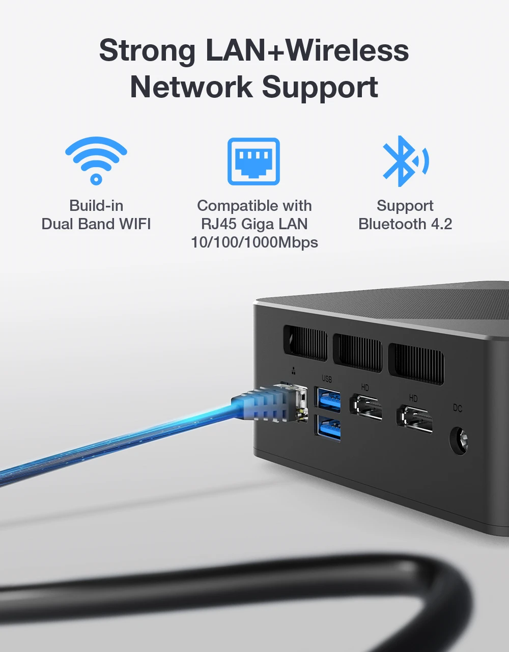 Topton Cheap AMD Mini PC Ryzen 5 3500U Barebone Office Computer