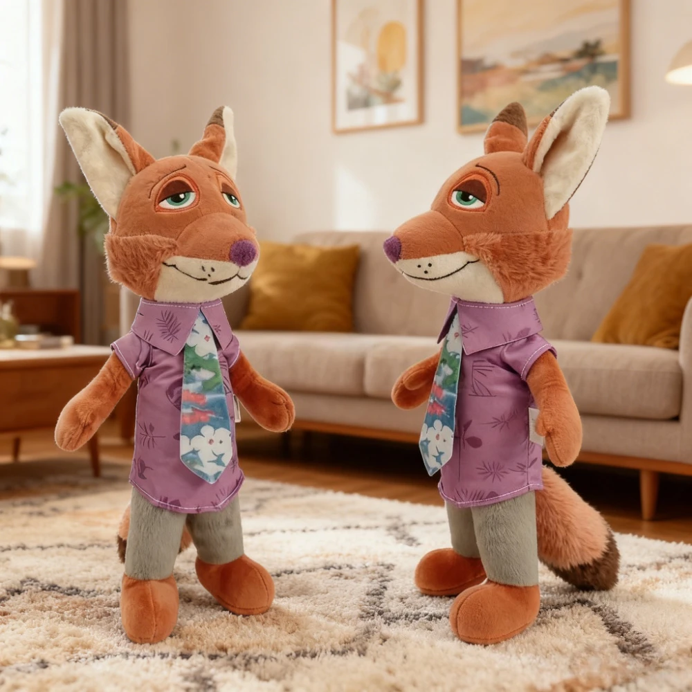 ตุ๊กตาการ์ตูนน่ารัก นิค ไวลด์ จูดี้ ฮอปส์ จากภาพยนตร์ Zootopia ขนาด 38 ซม. ของเล่นสะสม ของขวัญวันเกิด วันคริสต์มาส สำหรับเด็กและเพื่อนๆ ปี 2025