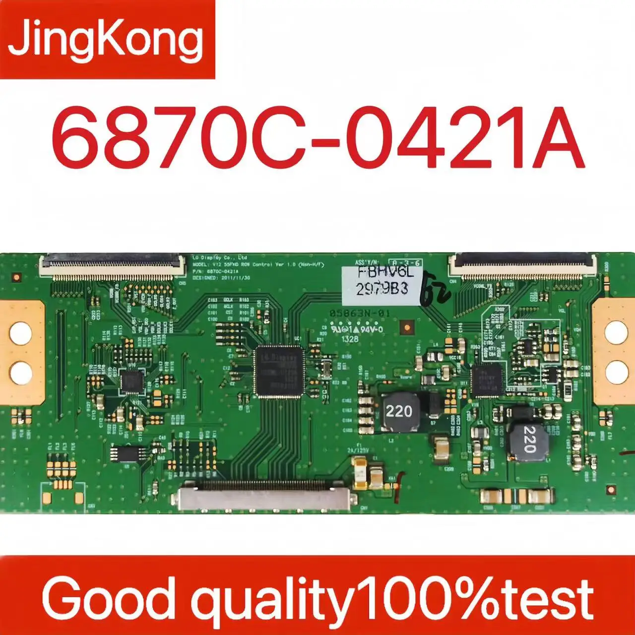 6870C-0421A V12 55FHD ROW Control Ver 1.0 T-CON BOARD for LG TV ...etc. Replacement Board tcon 6870C 0421A Original Logic Board