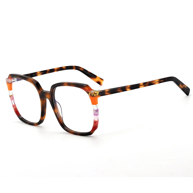 

Fashion Luxury Big Size Acetate Glasses Frame Men Women optical Myopia Presbyopia prescription Retro eyewear Customization Logo