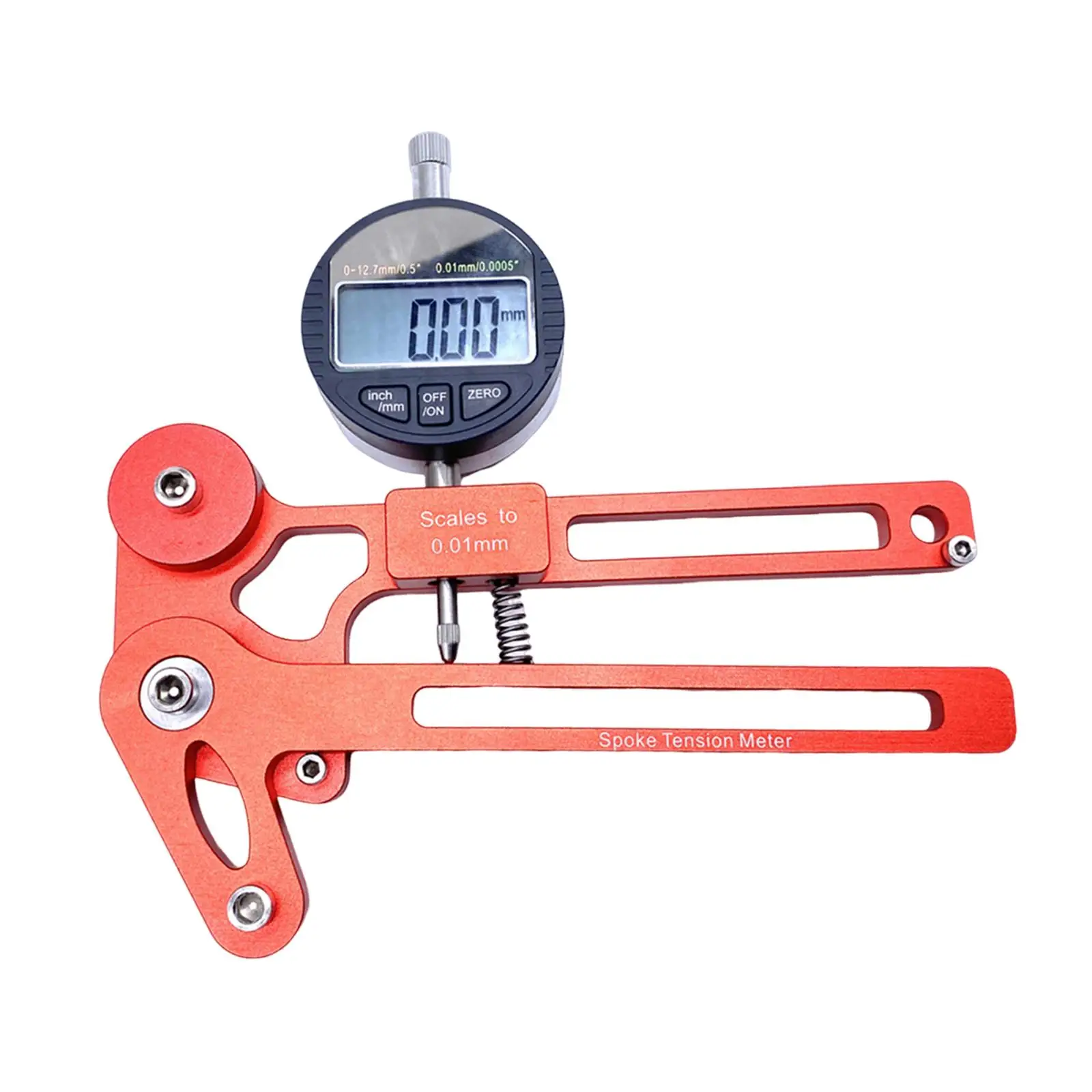 

Bike Spokes Tension Gauge Rim Truing Tool Accurate Accessories for Wheel Maintenance Measuring Tool with Digital Display