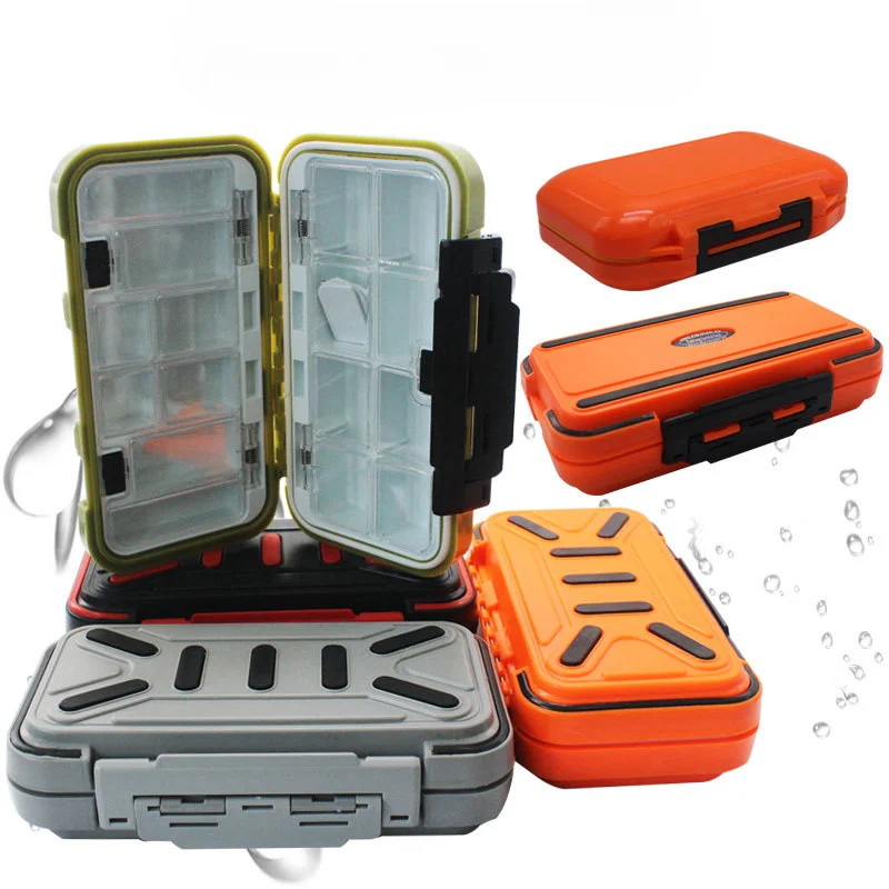 Impermeável Pesca Tackle Box Acessórios De Pesca Ferramenta Caixa De Armazenamento Isca De Gancho De Peixe Caixas De Isca Falsa Para Carpa Bens De Pesca