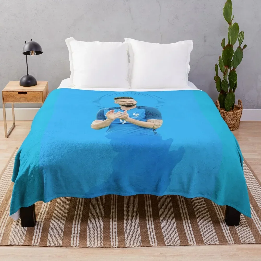 Olivier Giroud Throw Blanket Custom Bed Fashionable Baby Sofas Blankets