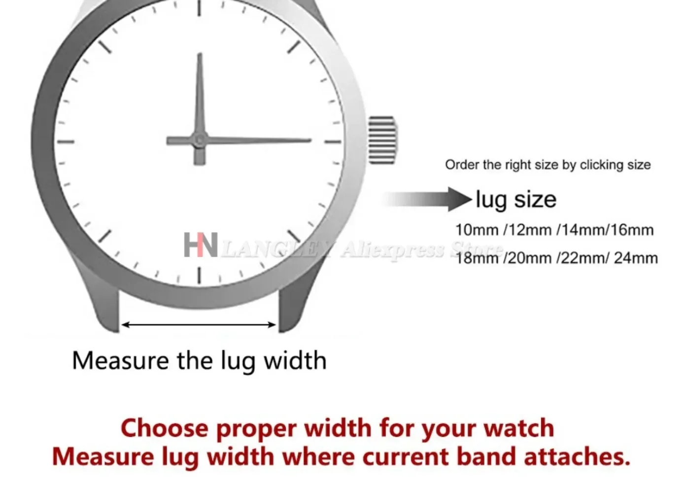 Uhrenarmband aus Kalbsleder mit goldener Schnalle, universell einsetzbar, 12/13/14/15/16/17/18/19/20/21/22/24 mm, Herren- und Damen-Uhrenarmband, Zubehör. – Detail 1