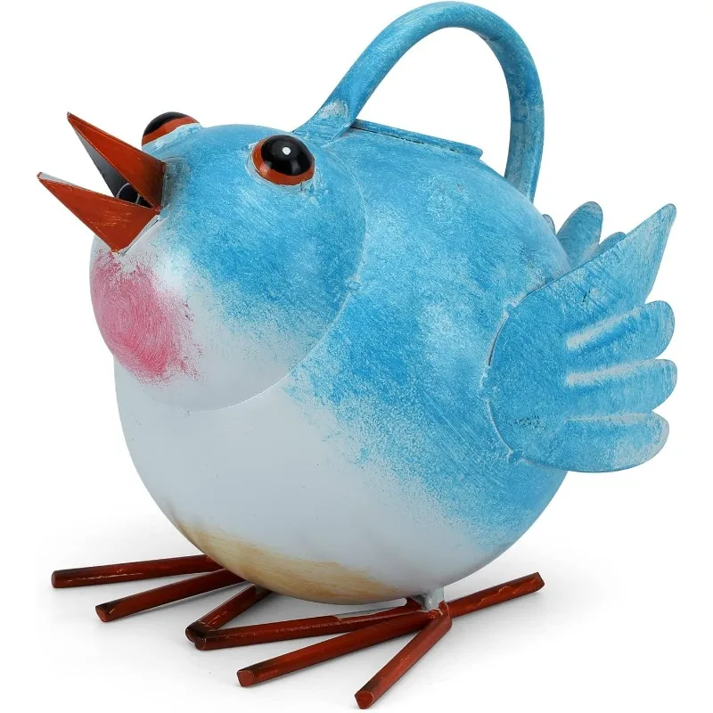 

Metal Cute Bird Watering Can for Indoor/Outdoor Plants,Garden Functional Small Watering Can Decor, 1.8L 1/2 Gallon Watering Pot