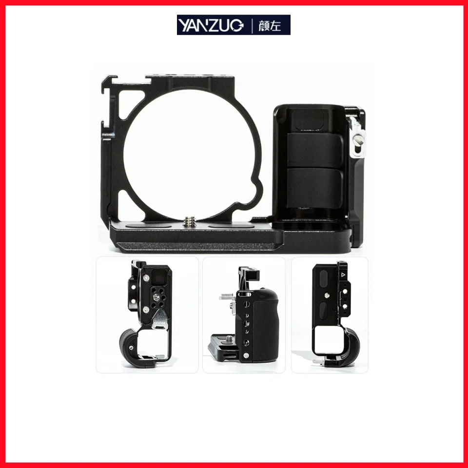 YNZUO Camera Rabbit Cage Anti-Drop Stabilizer Suitable For Sony ZVE10 Camera Rabbit Cage Kit Body Metal Protective Frame