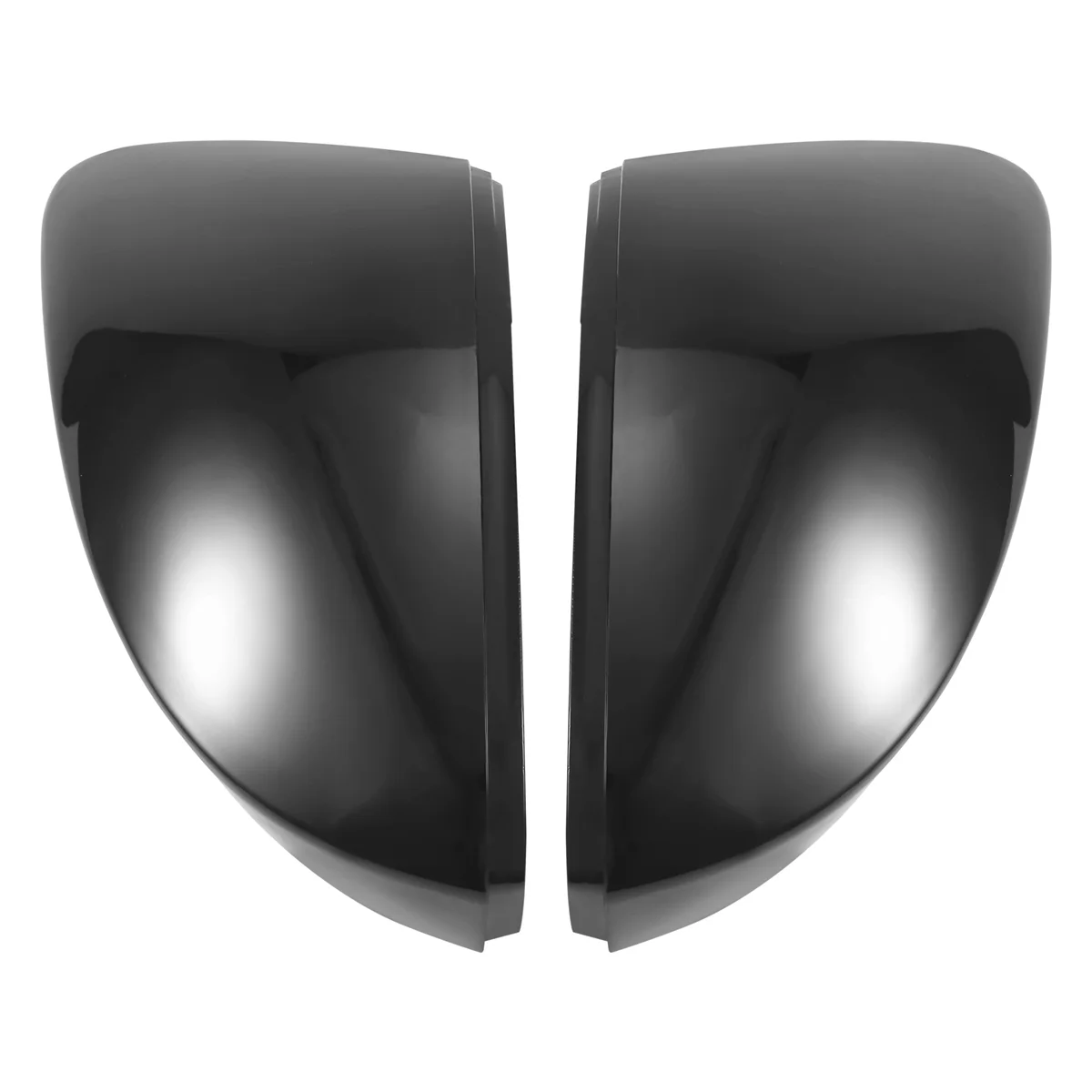 Glossy Black Car Rearview Mirror Covers Side Wing Mirror Caps for Skoda Octavia Mk3 A7 5E 2014-2019 for