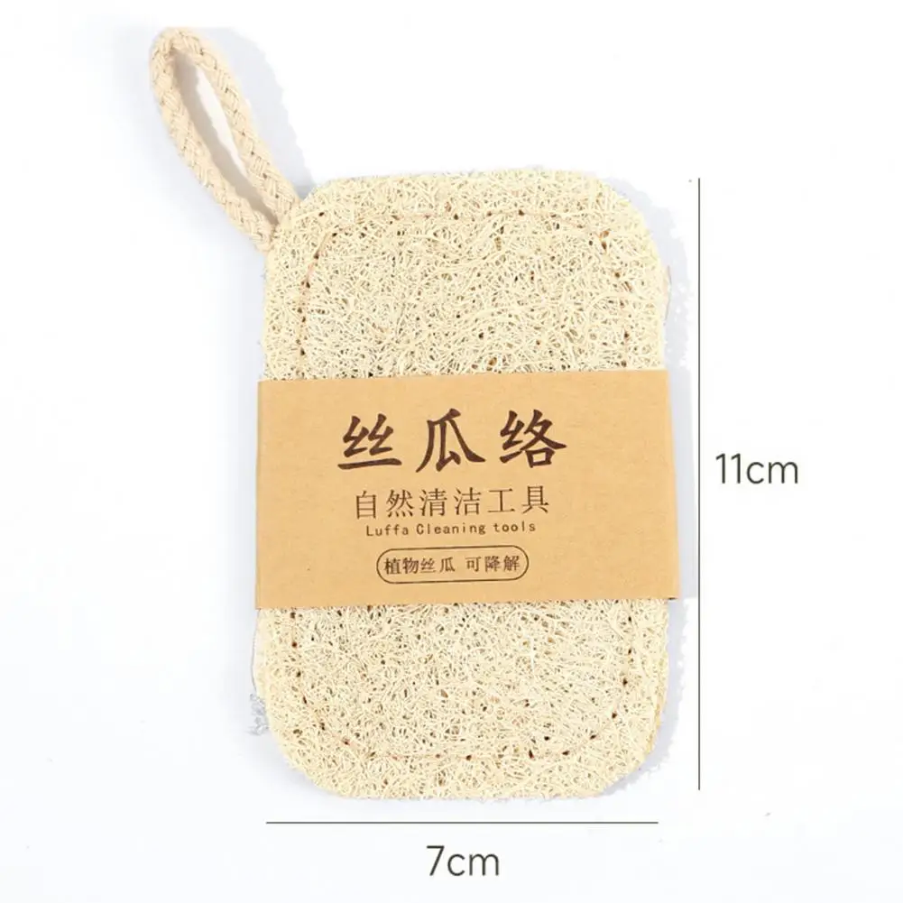 Loofah for Shower Quick Drying Loofah Dish Scrubber Natural Luffa Washing Cloth Set for Easy Pot Kitchen Sponge Brushes for Home