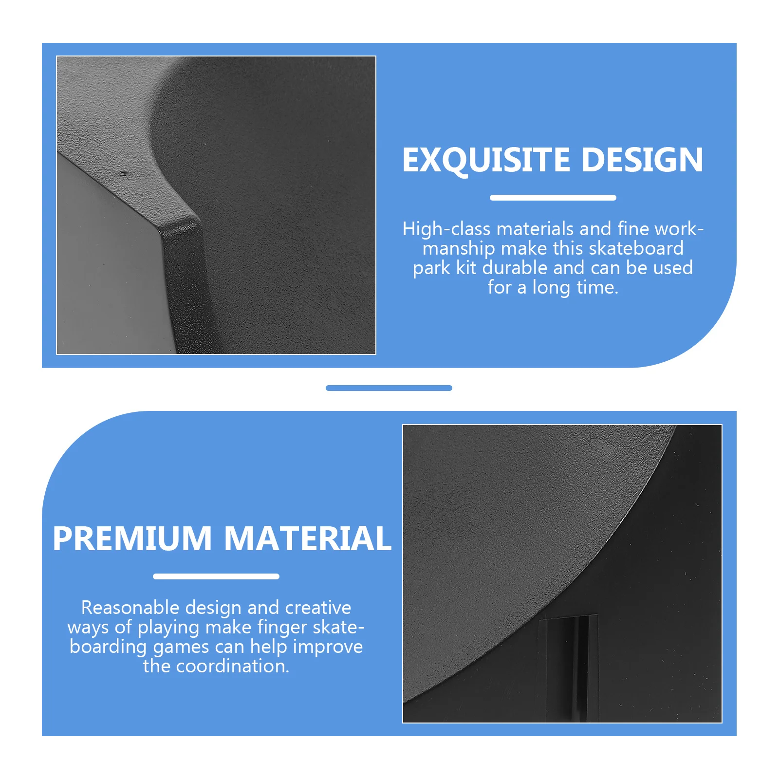 1pc フィンガースケートボードプラスチックミニランプパーツ子供用フィンガーボード障害物トラックセット子供に優しいトレーニングゲーム