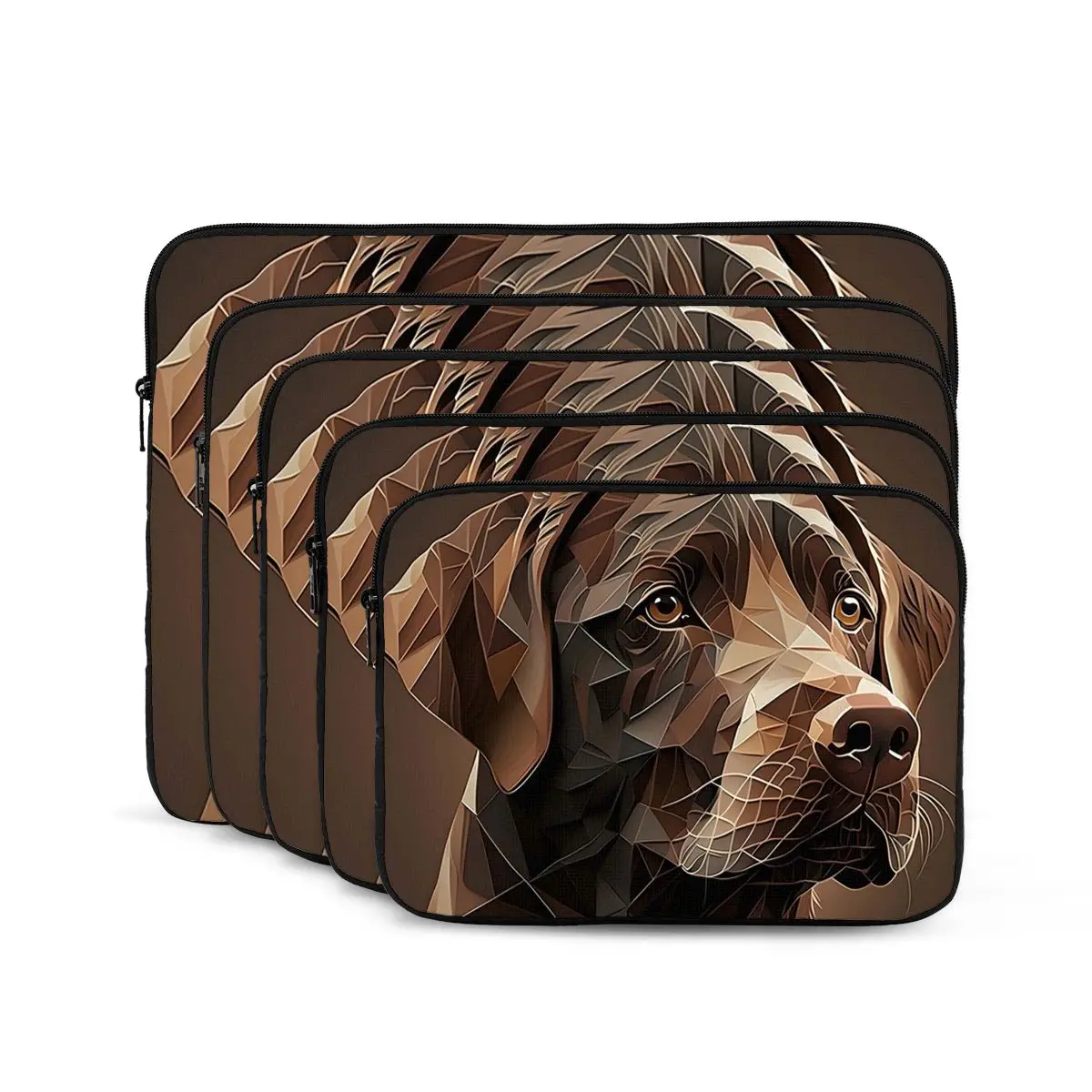 

Геометрический Choco A Chocolate Labrador Artwork Сумка для ноутбука Чехол для Macbook Air Pro Tablet Противоударный чехол Сумка