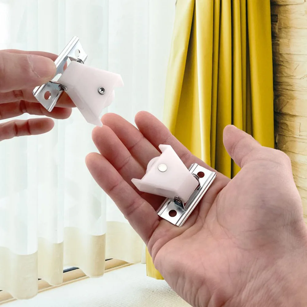 Complete Set of 6 Curtain Pulleys for Roman Blind Accessories Metal and Plastic Parts for Efficient Curtain Management