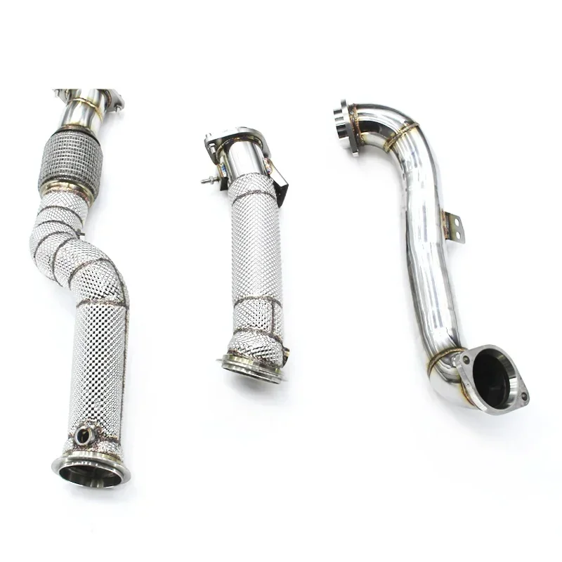 Section High flow Pipes branch downpipe Exhaust Pipe with For M3/M4 G82 G80 G83 G8X