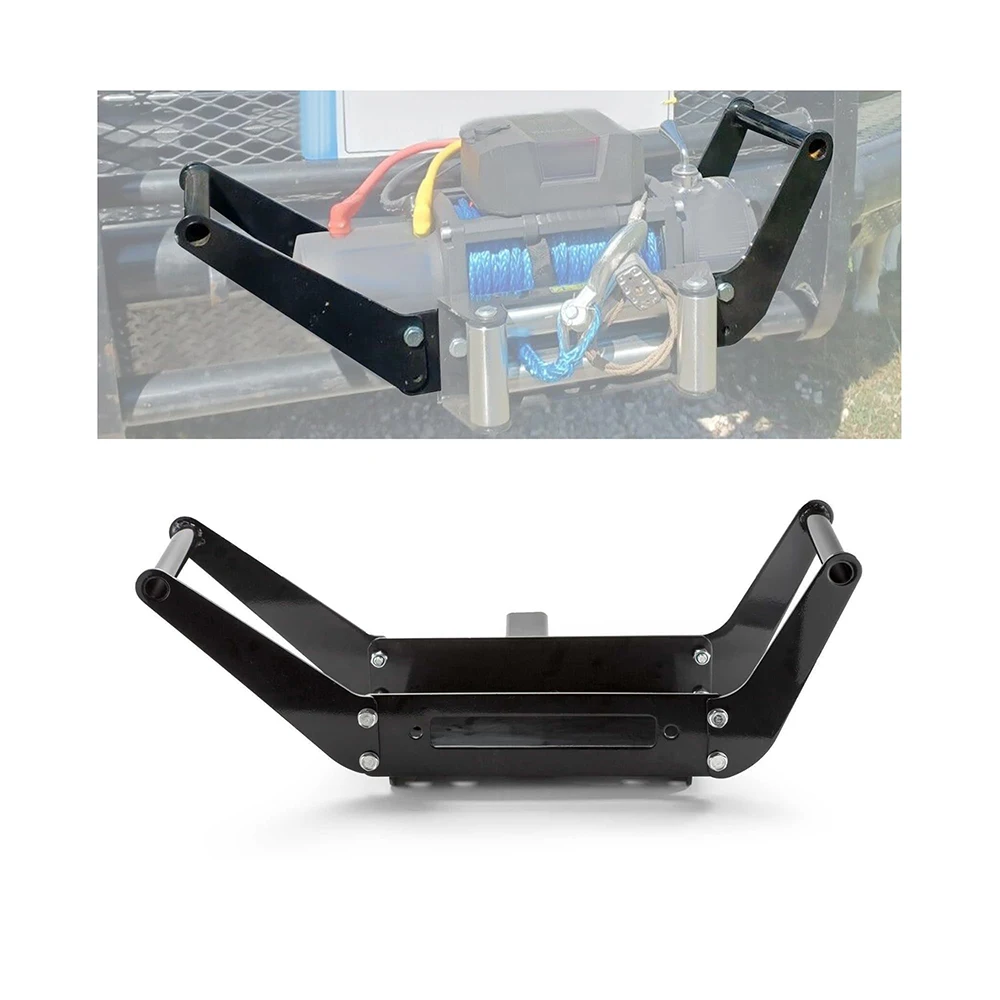 

10x 4 1/2 Cradle Winch Mount Mounting Plate 8000-13000 Lb Capacity Winch Mounting Hitch Receiver Recovery Winches Foldable