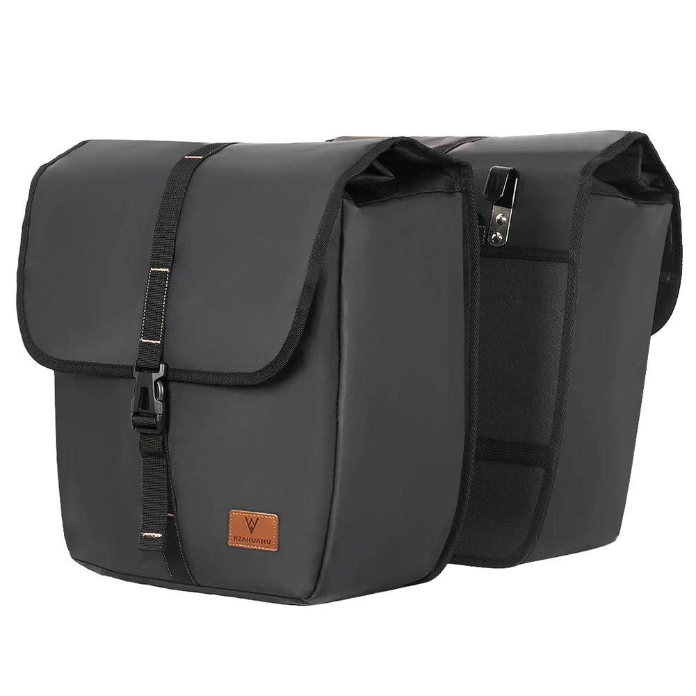 

Bicycle Rear Seat Bag Large Capacity Rear Seat Panniers Pack Waterproof Bicycle Saddle Bag with Handle MTB Road Bike Accessories