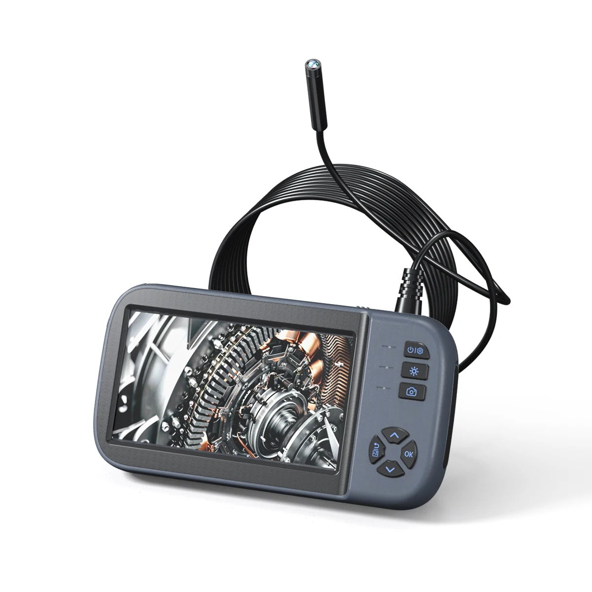 

ALS451-1 5.5mm 5m Hard Cable 4.5 Inch IPS Screen Camera Endoscopy Endoscope Camera Industrial Endoscope