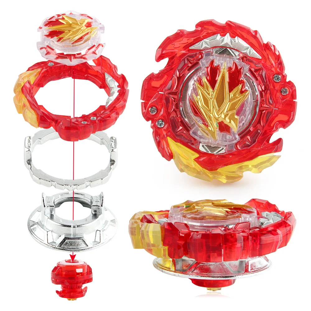 Burst B-203-1 B203 01 Ultimate Fusion Metal Gyro Spinning Top Kids Games Toy For Children