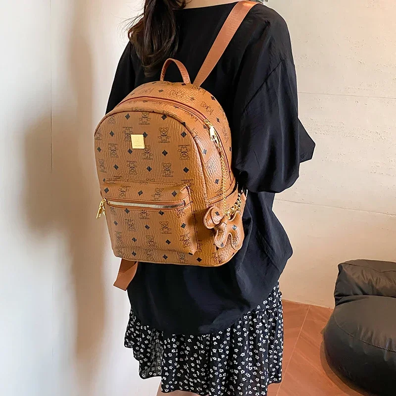 

Luxury Casual Vintage Satchel For Women As A Shoulder And Messenger Bag With Solid Color And Letter Logo As A Chic Diaper Bag