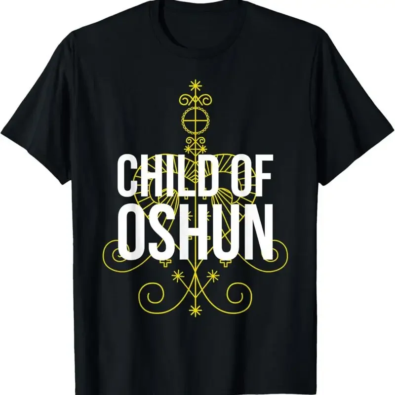 Nueva Camiseta Limitada de la Diosa Africana Santeria Yoruba, Veve, Hija de Oshun, Orisha