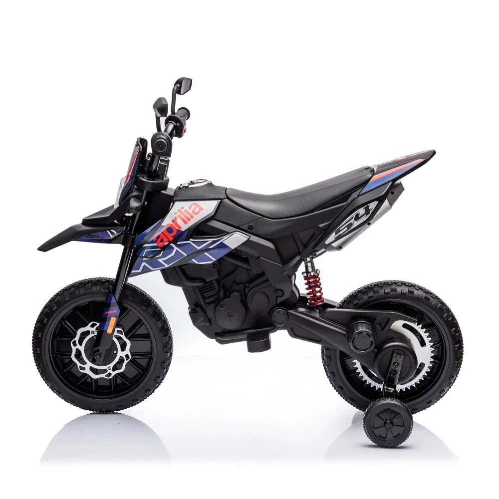 Sepeda motor Trail anak laki-laki, mainan pit Off Road kekuatan Baterai untuk anak-anak 12V 4 Mph-biru