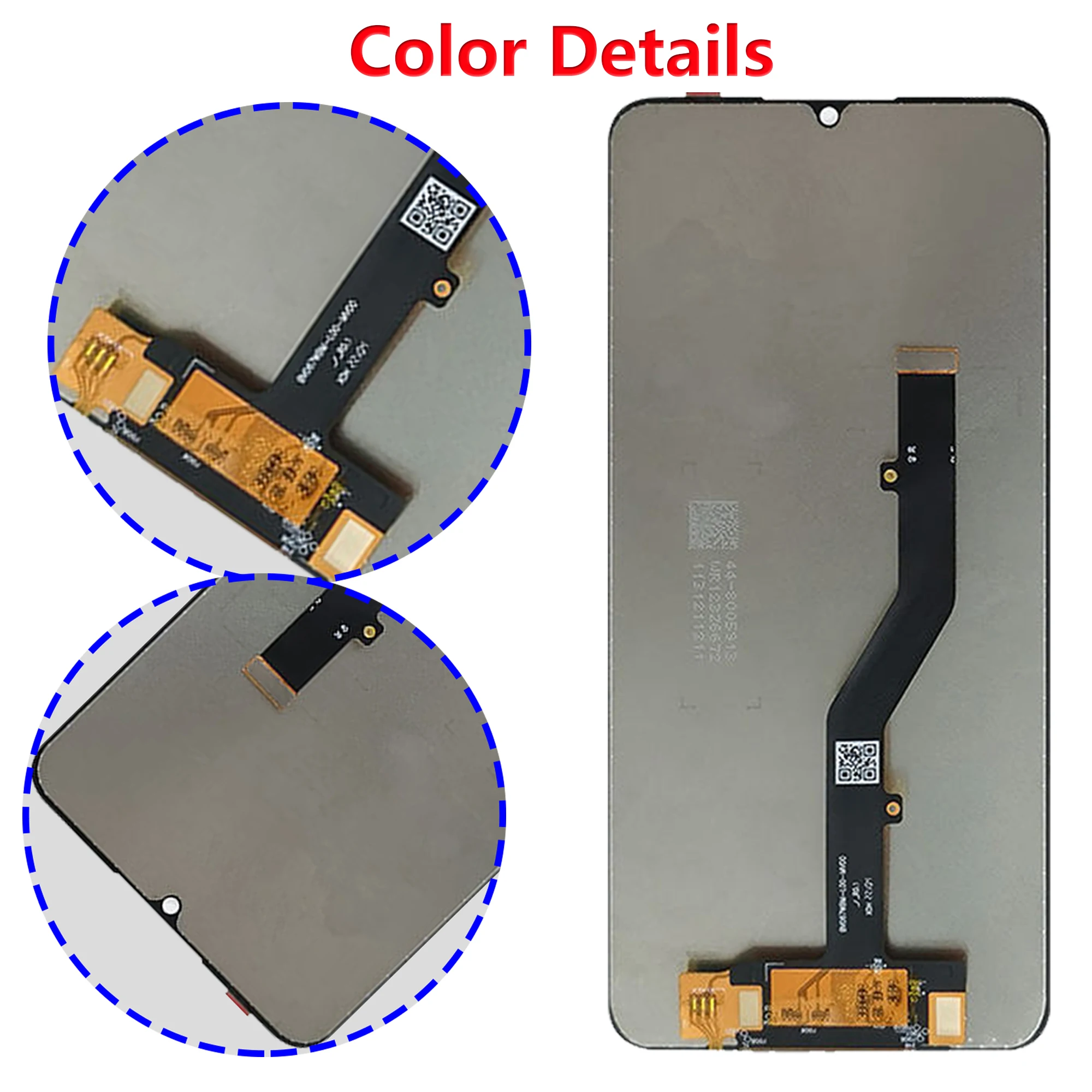 Original Mobile Phone LCD Display For ZTE Blade A72 4G Full With Frame Touch Screen Digitizer Assembly Replacement Repair Parts