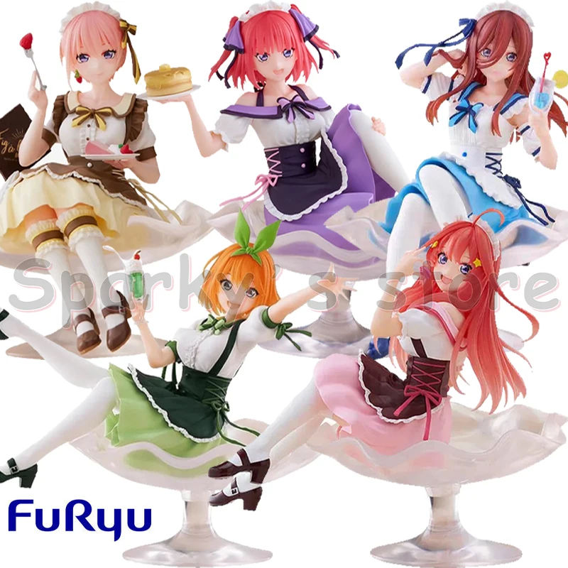 FuRyu Original TENITOL The Quintessential Quintuplets Anime Figure Nakano Ichika Nino Action Figure Toys for Kids Gifts Model