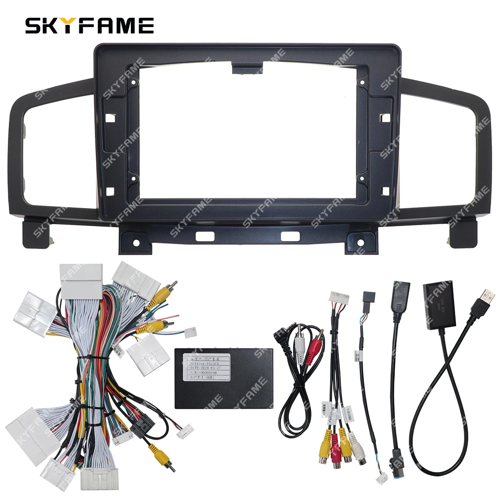 

SKYFAME Car Frame Fascia Adapter Canbus Box Decode Android Radio Dash Fitting Panel Kit For Nissan Quest Elgrand E52