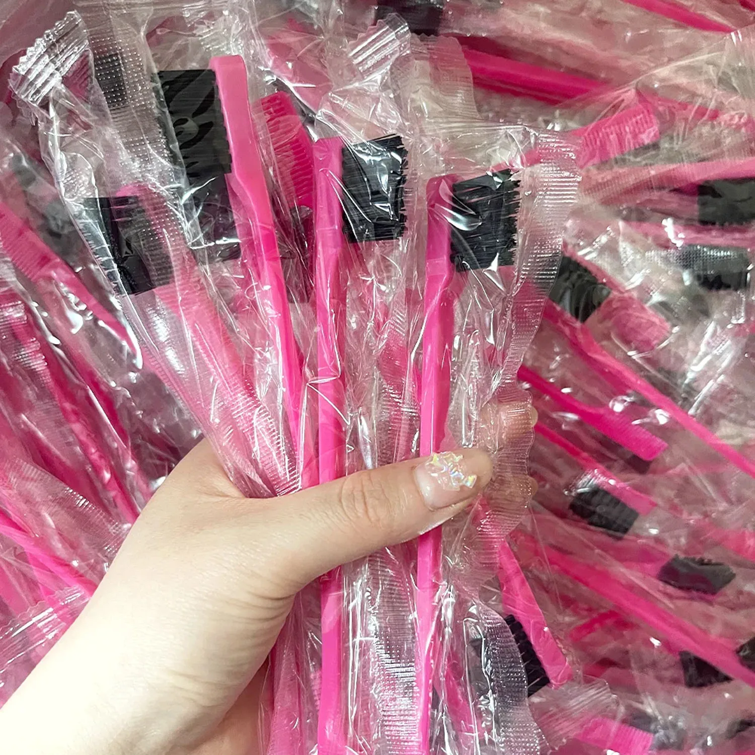 10/20PCS Double-Sided Hair Edge Control Brushes-Multifunctional, Hair Brush for Smooth Styling, Eyebrow & Hair Care Tools