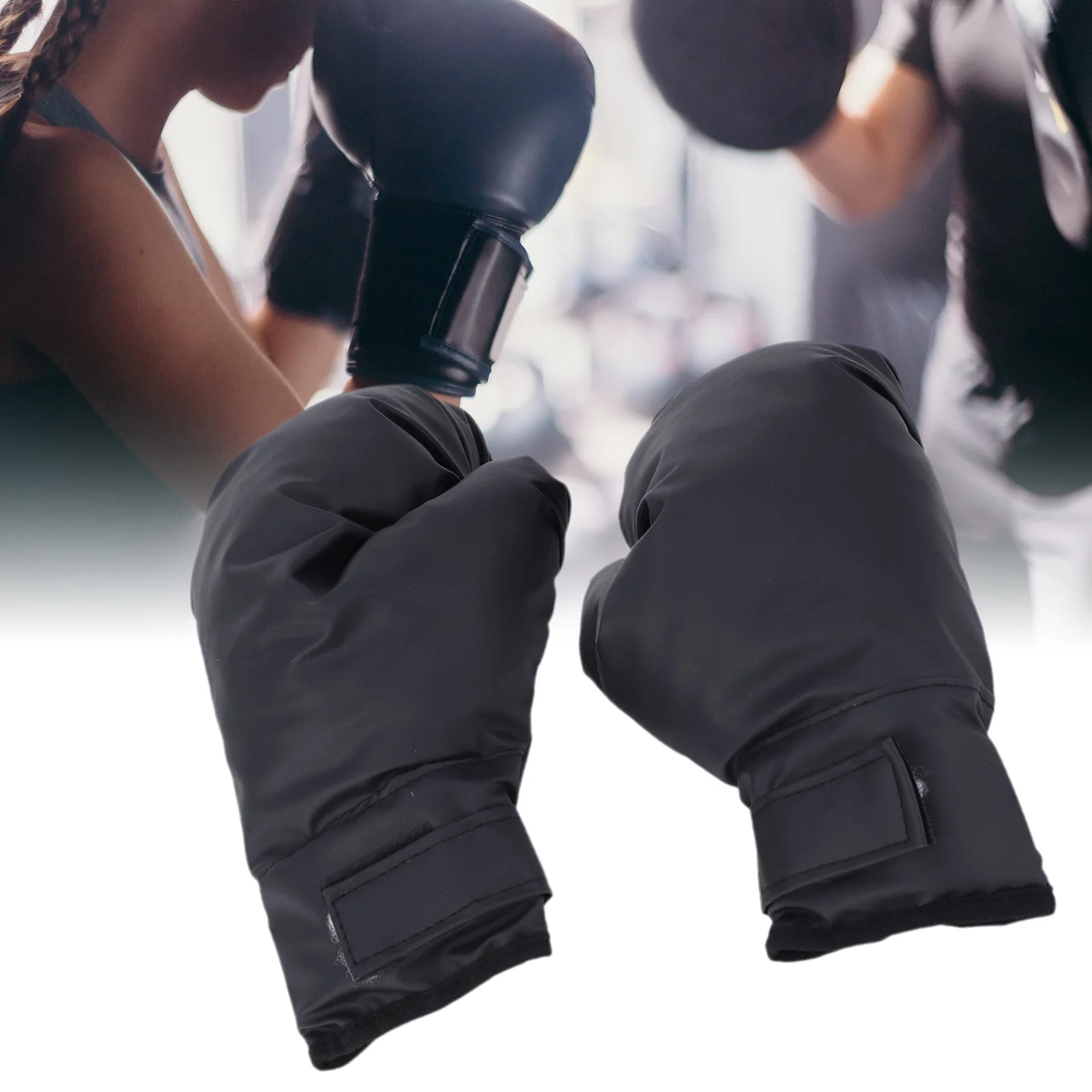 Guantes de boxeo de cuero PU para niños y adultos, suministros de Kickboxing de Taekwondo, equipo de Karate para gimnasio en casa