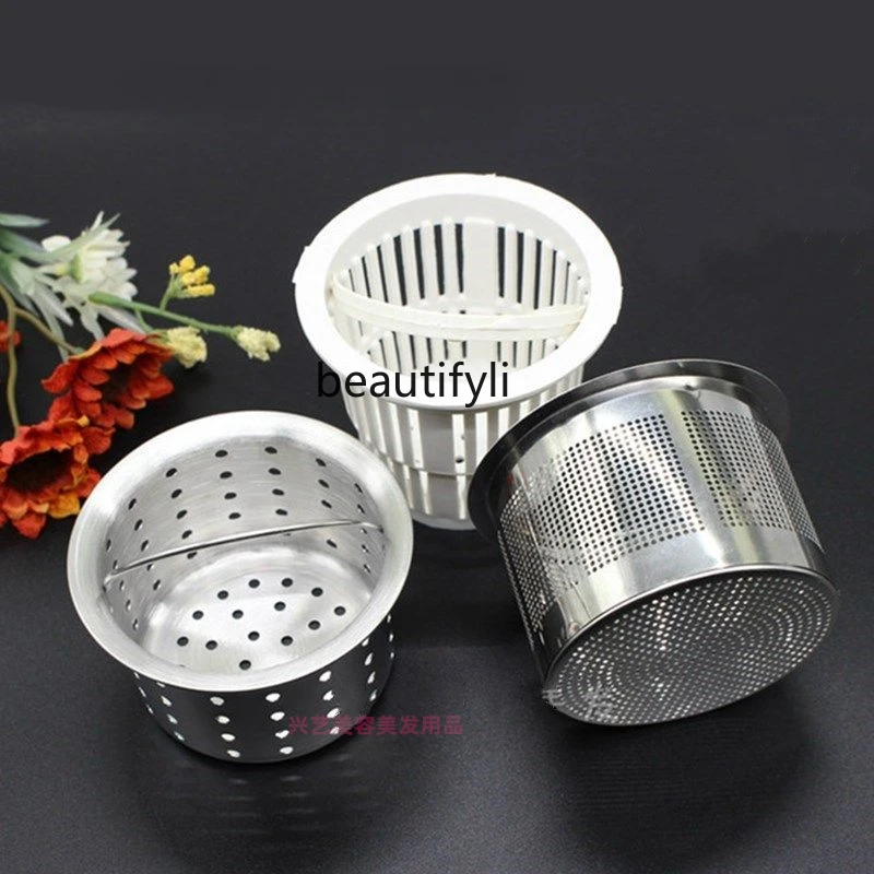 

Shampoo bed accessories Sewer Stainless steel basket Filter basket Shampoo tank Sink net