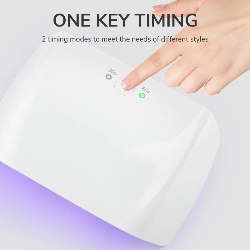 Nail Dryer MINI 30W USB UV LED Lamp Nail Art Manicure Tools Square Shape Design Portable Nail Drying Curing Light for Gel Polish