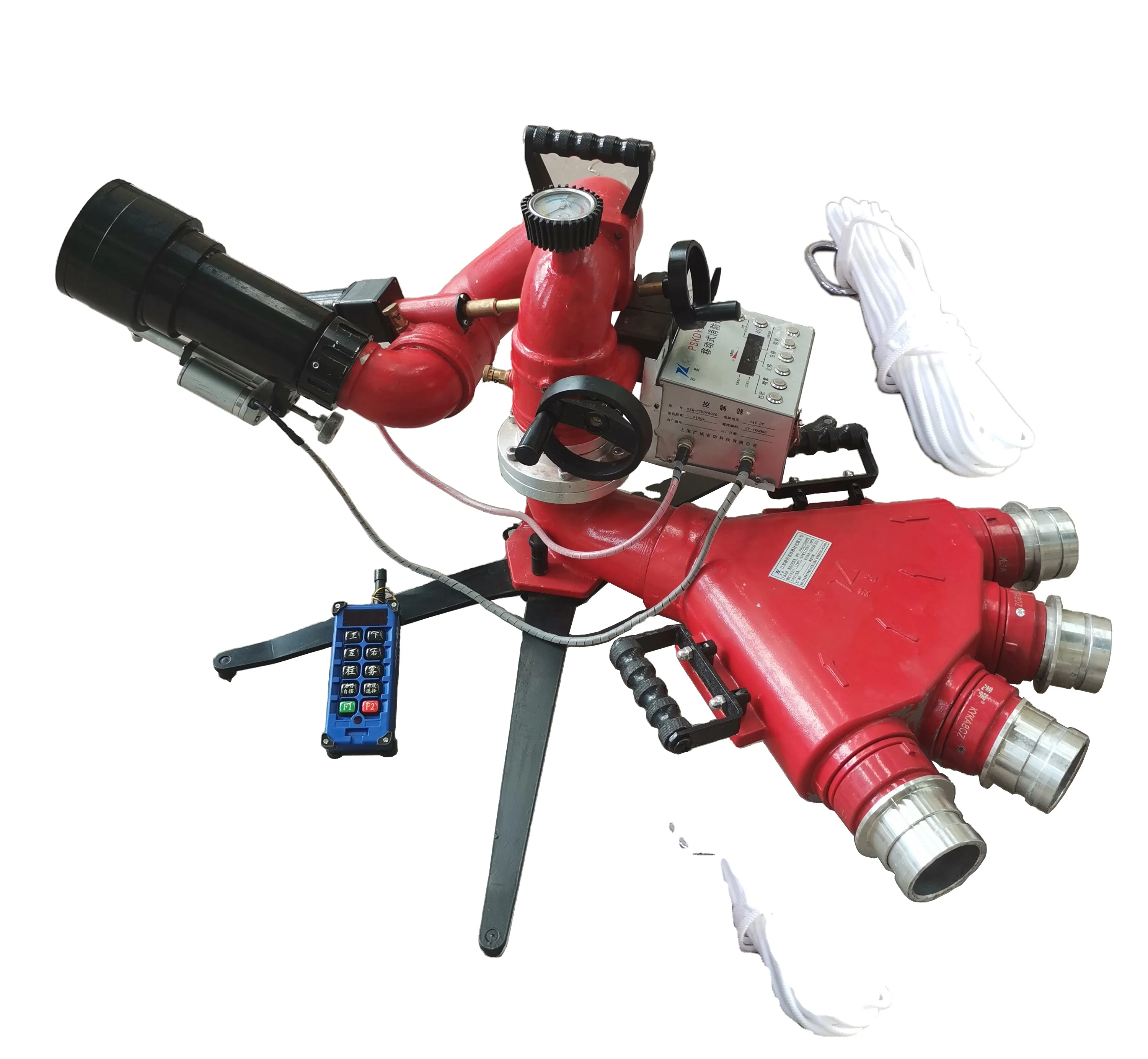 mobile self-propelled electric control fire  fire water foam