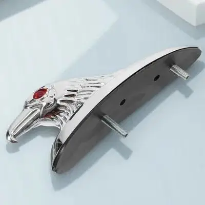 

Metal Eagle Head Decor Motorcycle Mudguard Decoration Durable Sturdy Unique Fashionable Easy Installation Enhance Aesthetics