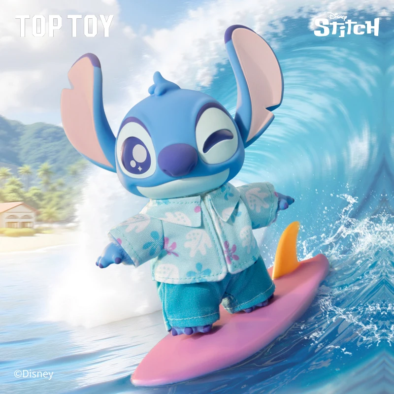 

Toptoy Disney Stitch Dress Up Show Series Виниловая кукла Слепая коробка Игрушка Аниме Стич Фигурки Украшения Слепая коробка Игрушка Подарок на день рождения
