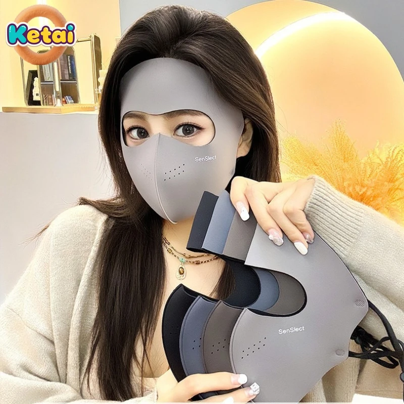 

Осенне-зимняя теплая маска для лица, утолщенная 3D рыбья кость, высокая красота для верховой езды, ветрозащитная, пылезащитная и морозостойкая маска для лица Gini