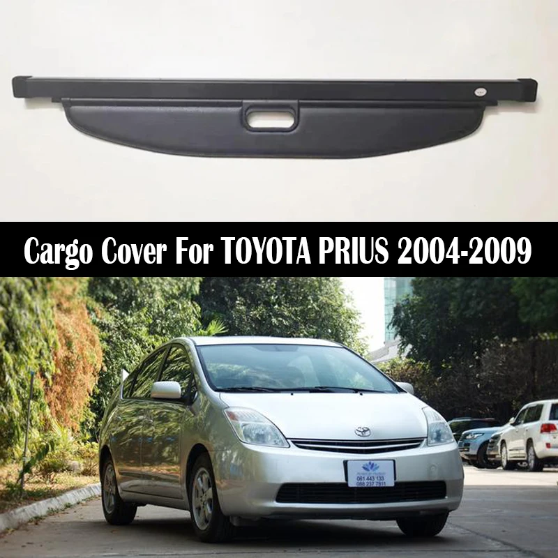 Rear Trunk Cargo Cover For TOYOTA PRIUS 2004-2009 Shield Shade Curtain Partition Board Privacy Blinds Security Accessories