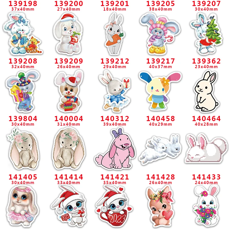 10 Pieces Rabbit Pr…