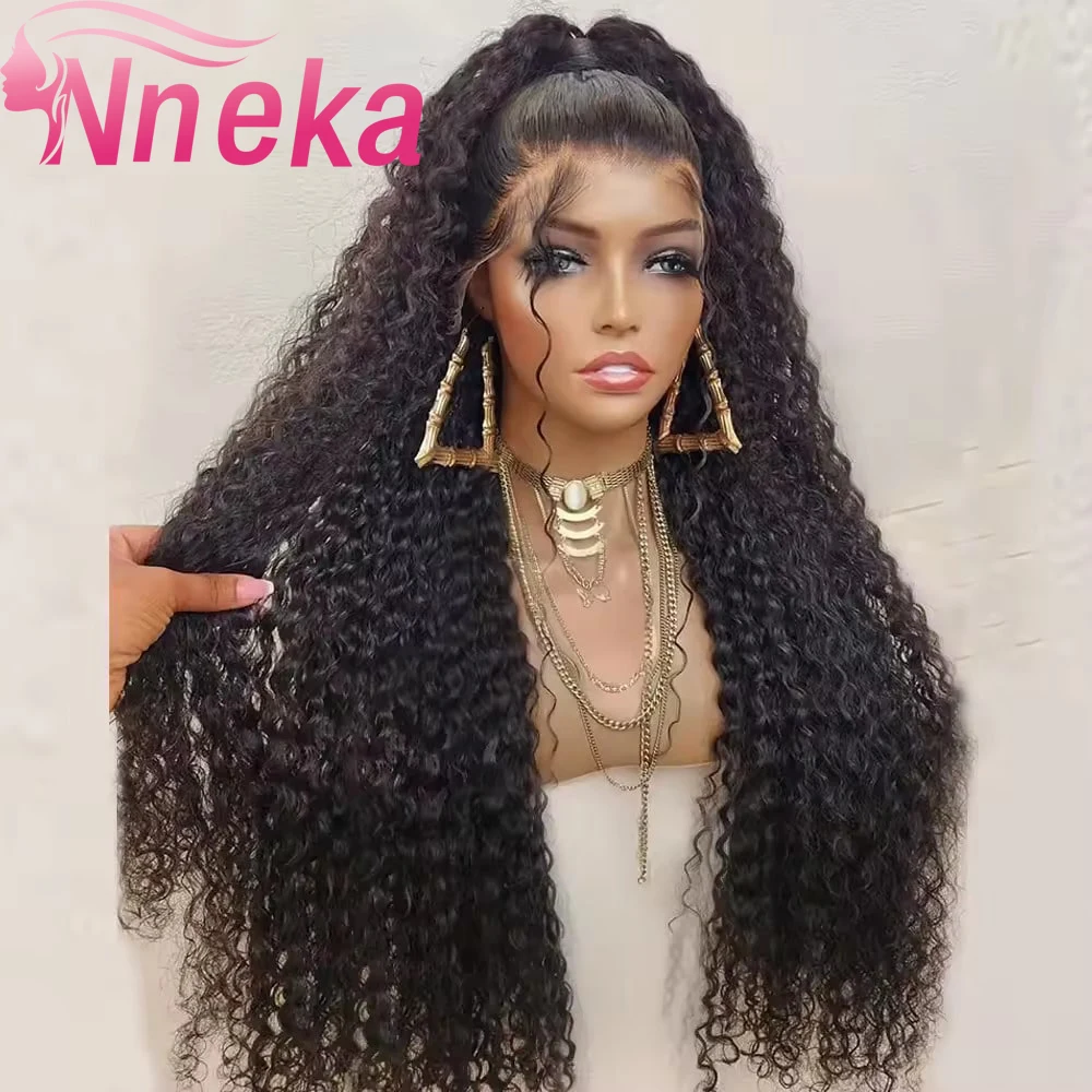 

Curly Invisible Strap 360 Full Lace Glueless Wigs Human Hair 4x4 5x5 Ready Wear and Go Deep Water Wave 13x6 13x4 HD Frontal Wigs