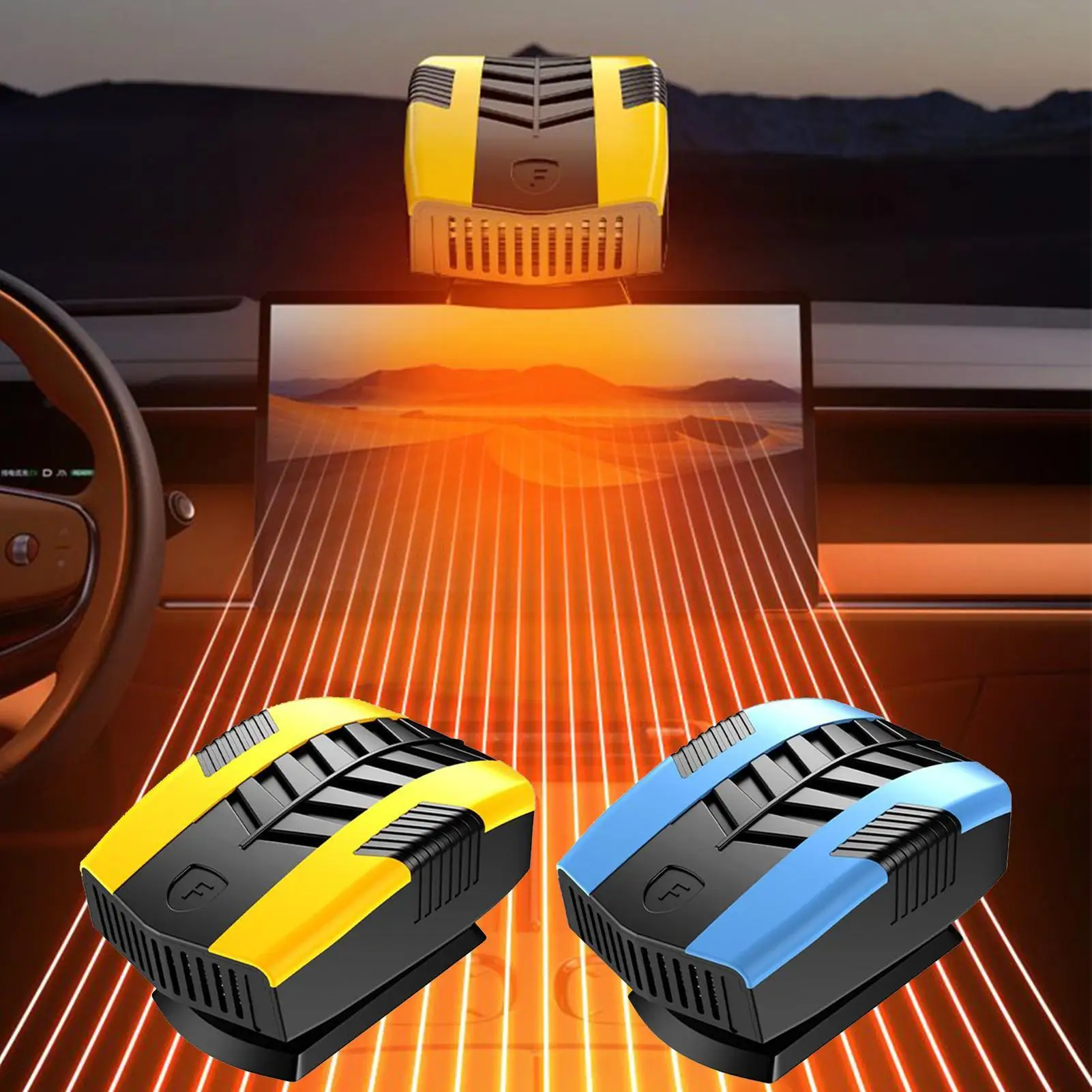Portable Car Heater Car 12V Electric Car Heater Windshield Automatic Defogging Defrost Heater Fast Heating 2026 New