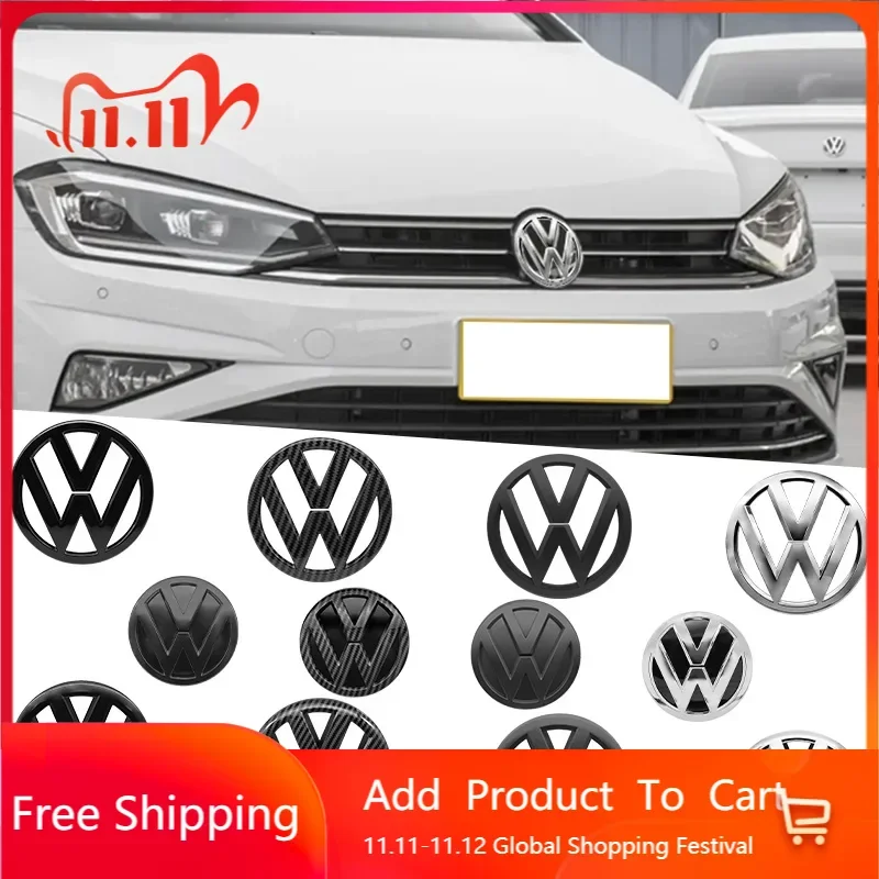 

1Pcs Car Bonnet Hood Front Rear Trunk Badge 5G0853601 5G0853630H For Volkswagen VW Golf 7 MK7 2014-2017 Logo Emblem Accessories