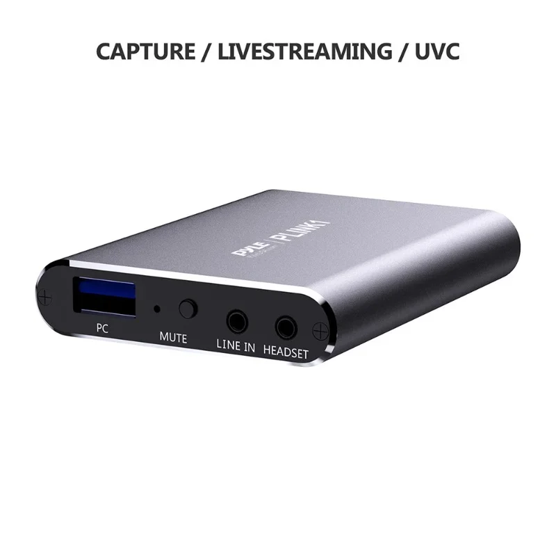 Ezcap311P HDMI HD Video Capture Card - 4K Loop Out - Game Streaming, Live Broadcasting, Conference Recording