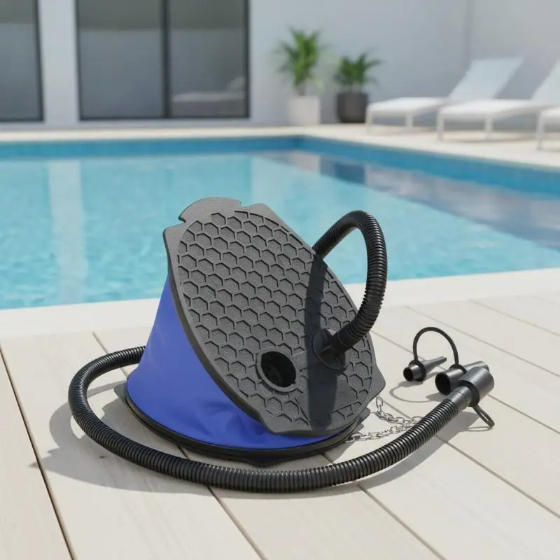 Tragbare Fußluftpumpe, arbeitssparend, gute Abdichtung, 3L Kapazität für aufblasbare Spielzeuge, Schwimmbecken für Erwachsene, kostenloser Versand – Detail 8