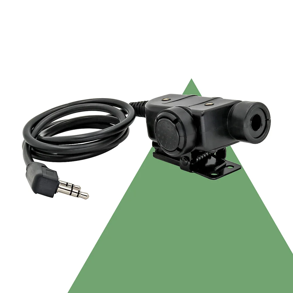 Tactical Military PTT U94 Ptt Kenwood Plug Adapter for Peltor Comtac/Sordin Tactical Headset Hunting Shooting Silynx Ptt