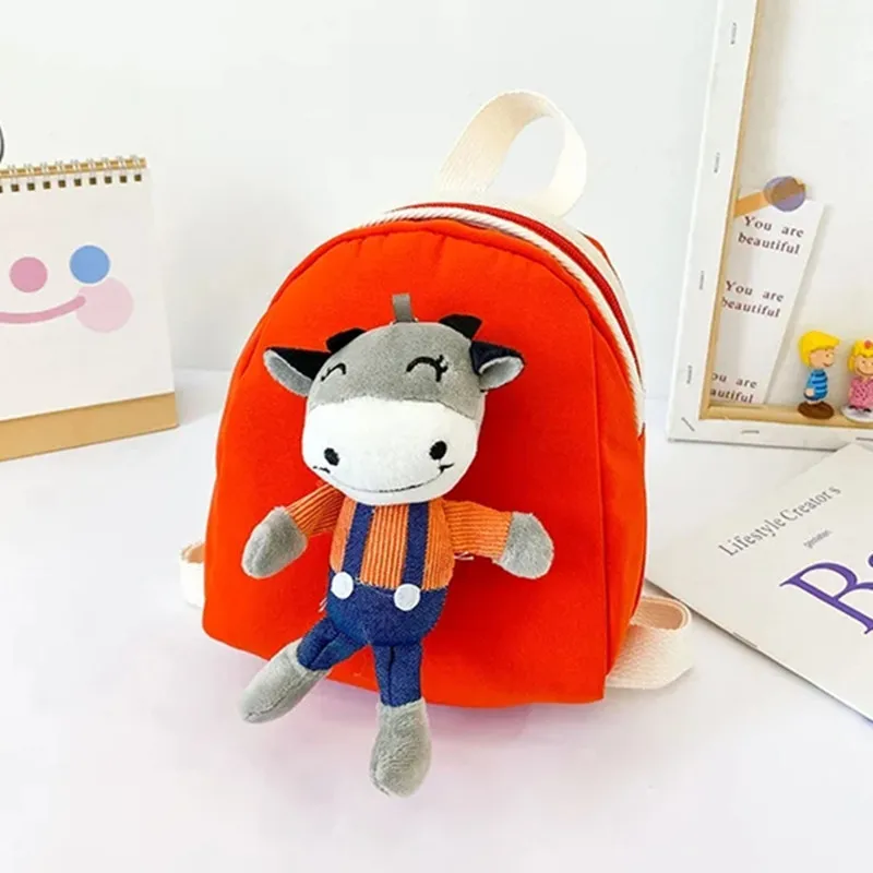 Kindergarten Mini Schoolbag Cute Cartoon Calf Boy Backpack School Bags Mochila Escolar Kids Bag Plecak Book Bag Children Bag