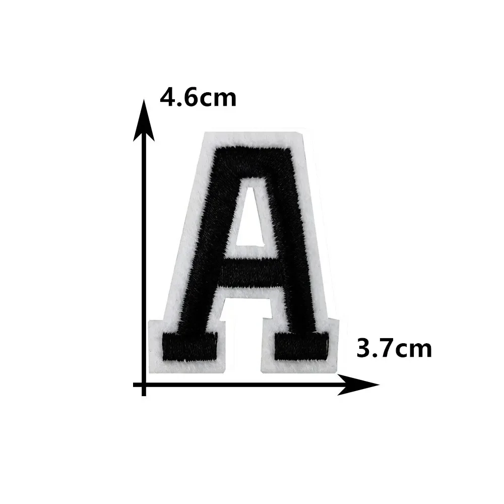 Fashionable 26 letter hot melt adhesive ironing embroidery cloth stickers DIY decoration matching baseball uniforms clothing