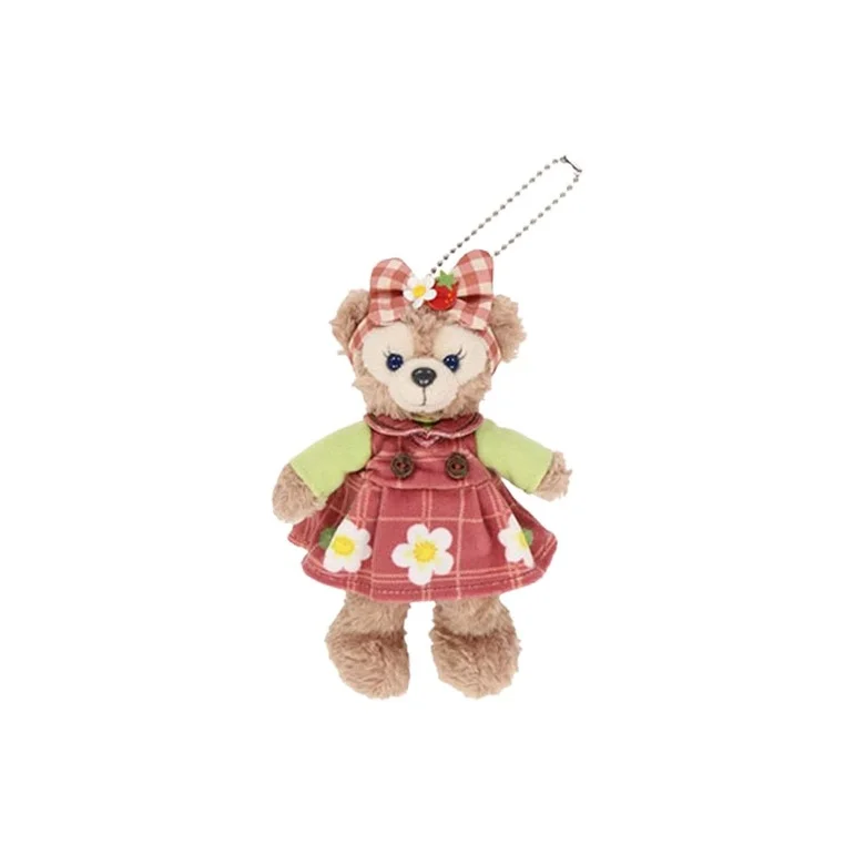Disney Duffy And Friends Heart Shaped Strawberry Collection ShellieMay Dolls Plush Charm 14cm Height Disney-2312-0054