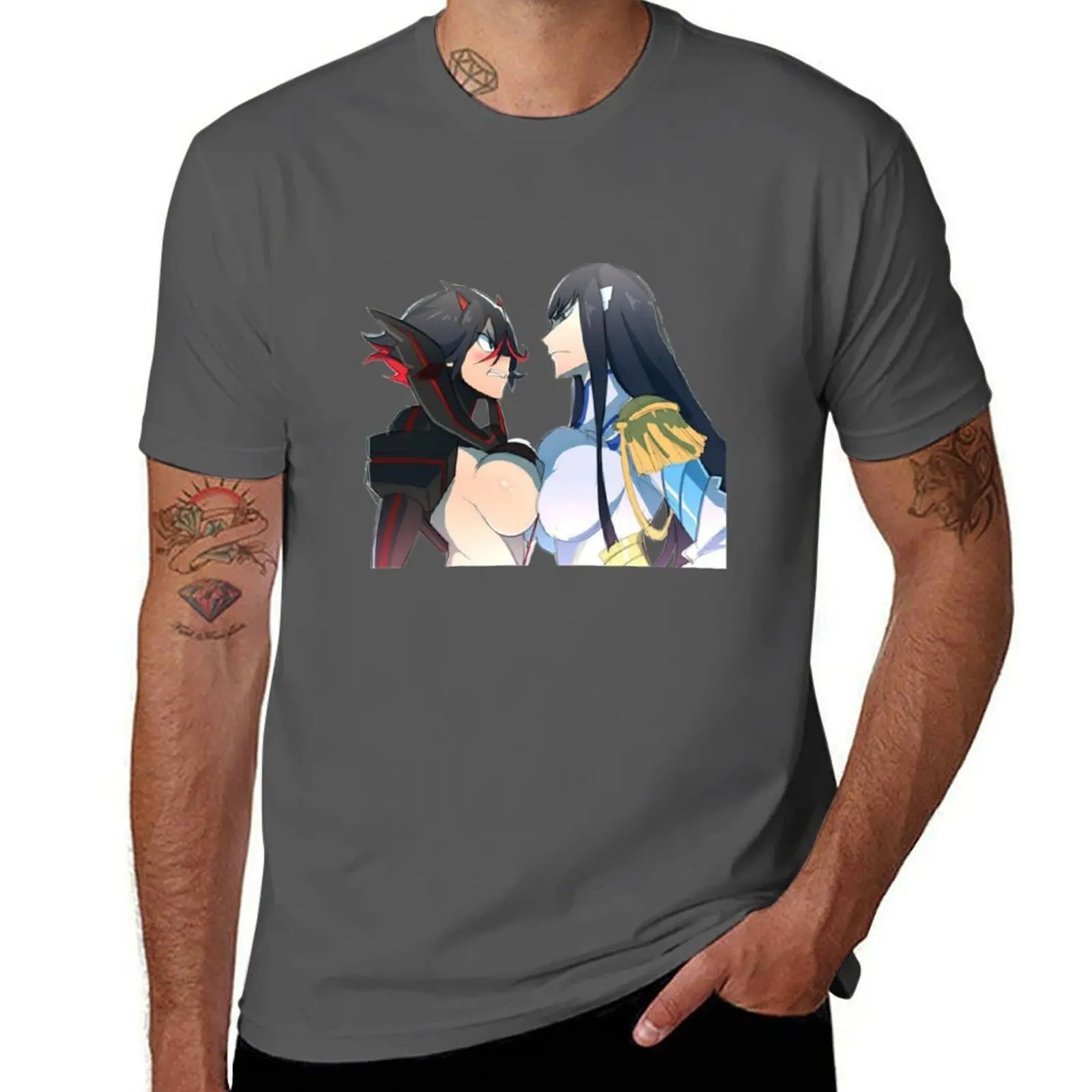 

Ryuko VS Satsuki T-Shirt Work Casual Loose Fit T-Shirt